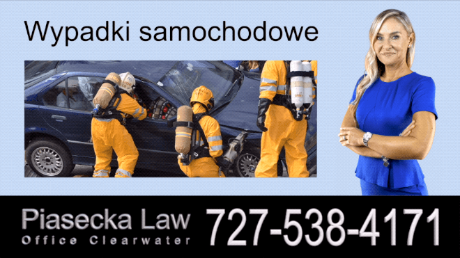 Wypadki samochodowe, Polski Adwokat Wypadki Florida, Prawnik, Floryda, Piasecka Law, Agnieszka Piasecka, Aga Piasecka